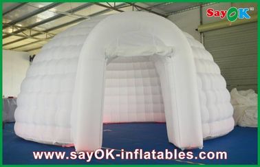 OD 5m เต็นท์ Air Inflatable สีขาว, Inflatable Dome Tent สำหรับงานแสดงสินค้า