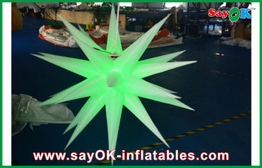 ที่กำหนดเองทำยักษ์ LED Inflatable Star สำหรับตกแต่งงานแต่งงานกลางแจ้ง