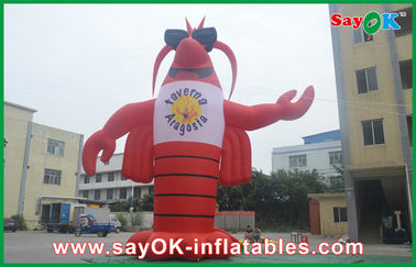 เทศกาลสีแดงตัวอักษร Inflatable Cartoon 420D Oxford Cloth