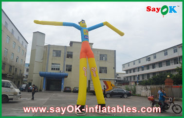 Air Dancing Man 7m High Heavy Duty Inflatable Air Dancer Man พร้อมโลโก้ที่กำหนดเองสำหรับการส่งเสริมการขาย