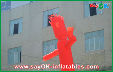 Inflatable Wiggle Man เสียงต่ำโบกนักเต้นเป่าลมด้วย 2 มือ Wind Friendly