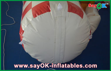 Custom Inflatable Arch สีแดง / ขาว PVC Inflatable Arch พร้อมพิมพ์โลโก้สำหรับงานปาร์ตี้