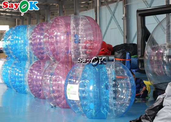 สวนสนุก 1.0 มม. TPU เกมกีฬาทำให้พอง Bubble Soccer Ball
