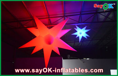 การตกแต่งแสงที่กำหนดเองยอดนิยม Inflatable ดาว Inflatable สว่างสำหรับ Club Bar
