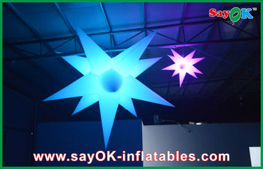 การตกแต่งภายในใน Party Inflatable Star โฆษณา Star Balloon ด้วยแสง Led