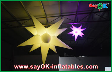 การตกแต่งภายในใน Party Inflatable Star โฆษณา Star Balloon ด้วยแสง Led