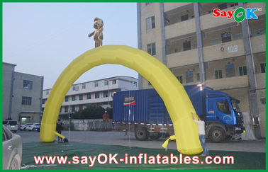 โปรโมชั่นการโฆษณาผ้าออกซฟอร์ด Inflatable Entrance Arch Gate Rental