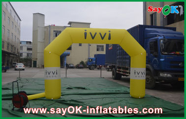 ตกแต่งซุ้มงานแต่งงาน CE / UL Blower Custom Inflatable Arch วัสดุ PVC Water Proof