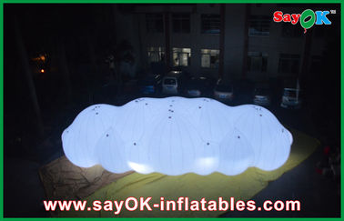 บอลลูน LED ยาว 12 ม. มีเมฆฮีเลียมด้วย PVC 0.2mm สำหรับงาน