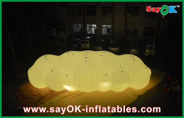ตกแต่ง LED ขนาดใหญ่ Inflatable Helium Balloon บอลลูน 0.18mm วัสดุ PVC สำหรับการโฆษณา