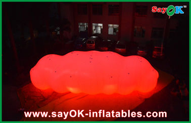 ตกแต่ง LED ขนาดใหญ่ Inflatable Helium Balloon บอลลูน 0.18mm วัสดุ PVC สำหรับการโฆษณา