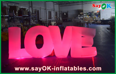 กิจกรรมการมีส่วนร่วมในการตกแต่งหมั้นของ Valentine Inflatable Lighting Decoration