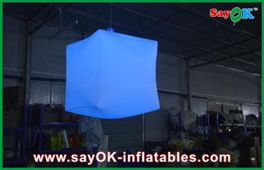 แขวนสแควร์แขวน Inflatable LED Light สไตล์ที่กำหนดเองสำหรับ Club