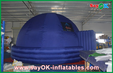 Indoor Digital 7m ท้องฟ้าจำลอง Inflatable Blue เต็นท์โดมการศึกษาสีฟ้า