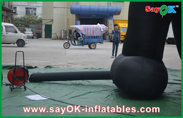 ยักษ์ 6m การ์ตูน Inflatable Cat โฆษณาเชิงพาณิชย์สำหรับกลางแจ้ง