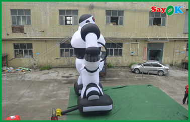 Oxford ผลิตภัณฑ์ผ้าพองที่กำหนดเอง Inflatable Robot สำหรับการโฆษณาภายนอก
