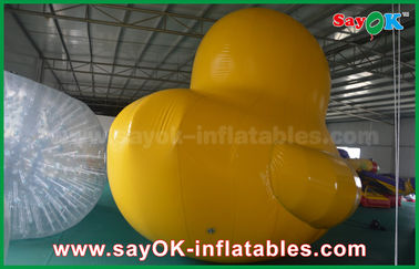 น่ารักวัสดุ Pvc 5m Custom Inflatable Products รุ่นเป็ดเหลืองเป็ด