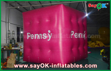 Giant Pinky Inflatable ฮีเลียม Cube บอลลูนที่พองเพื่อการส่งเสริม