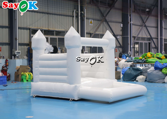 Tarpaulin Inflatable Bounce สำหรับงานปาร์ตี้งานแต่งงาน 3.2x2.5x2.4m
