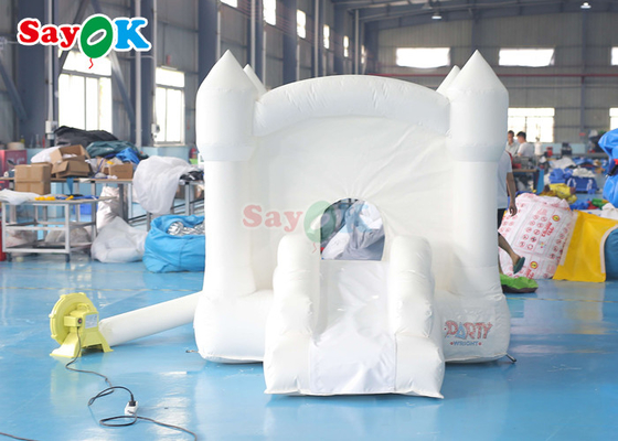 0.55mm PVC Inflatable Wedding Bounce House พร้อมบอลพูลสำหรับงานรื่นเริง