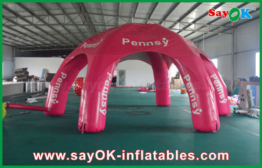 Air Camping Tent PVC Outdoor Giant Inflatable Spide Tent สำหรับโฆษณาพร้อมพิมพ์เต็มรูปแบบ