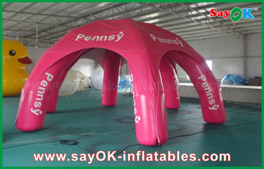 Air Camping Tent PVC Outdoor Giant Inflatable Spide Tent สำหรับโฆษณาพร้อมพิมพ์เต็มรูปแบบ