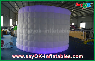 Photo Booth Props งานแต่งงาน 3x1.5x2.3m Wedding Inflatable Lighting Photo Booth Shell Cabinet For Party