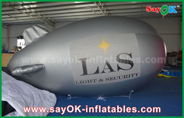 PVC 5m Inflatable Helium Balloon Airplane เหาะสำหรับส่งเสริมการขาย