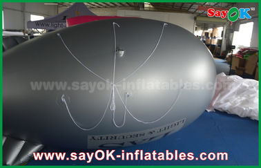 PVC 5m Inflatable Helium Balloon Airplane เหาะสำหรับส่งเสริมการขาย