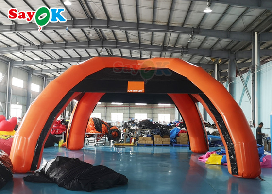 เต็นท์โดมเหตุการณ์ที่กำหนดเอง PVC Giant Inflatable Air Tent โครงสร้างรองรับ Blow Up Spider Tent