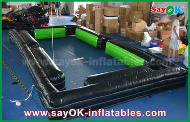 เกมฟุตบอลเป่าลม Commercial Grade Inflatables เกมกีฬาทำให้พอง โต๊ะสนุ๊กบอลสำหรับผู้ใหญ่
