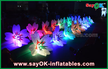 งานแต่งงานแบบโรแมนติก Inflatable โซ่ดอกไม้นำแสง, Inflatable ตกแต่งกลางแจ้ง