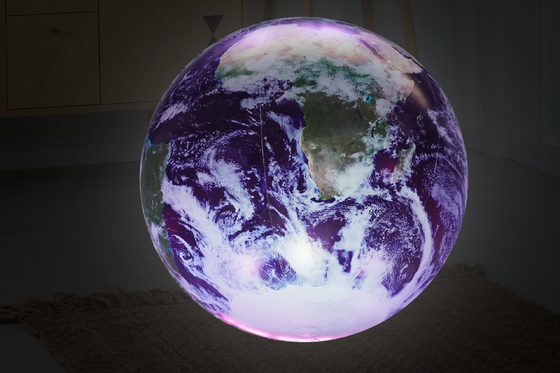 ตกแต่งเหตุการณ์เก้าดาวเคราะห์โลกทำให้พองด้วยบอลลูนดาวเคราะห์ไฟ LED