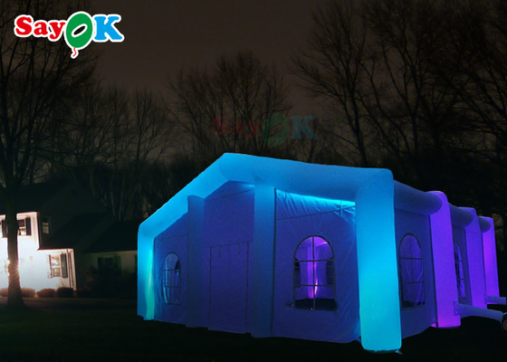 LED Color Cube เต็นท์งานแต่งงานพอง Blow Up Bubble Camping Tent