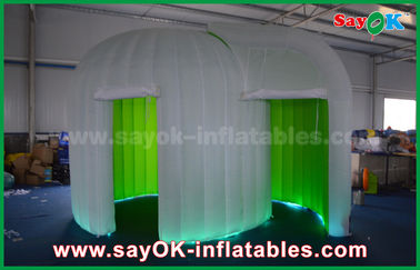 พื้นหลังสีเขียว Photo Infrared บูธก๊อกภาพถ่าย Double - เด็ค Photo Booth Tent