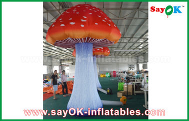 ผ้ายีนส์ฟองน้ำยักษ์ Inflatable Mushroom โฆษณา Inflatables กับ Built - In Blower