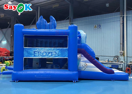 PVC Inflatable Slide Castle เด็กน้ำแข็งและหิมะรูปภาพหลัก Climbing Bandidoplasty