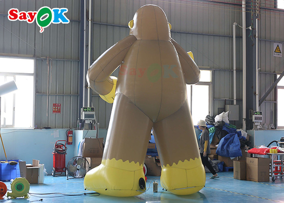 ขนาดที่กำหนดเอง Giant Inflatable Gorilla สำหรับการโฆษณาเชิงพาณิชย์