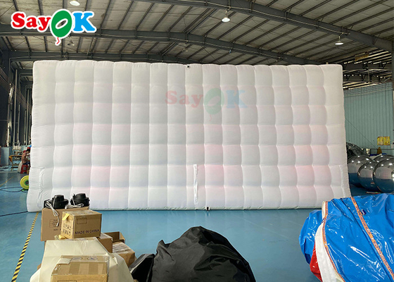Mobile 8x8x4m Outdoor White Inflatable Air Tent สำหรับงานปาร์ตี้ที่มีความสุข