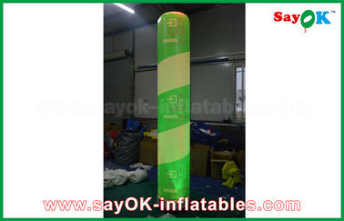 นำแสงที่กำหนดเอง, พองเสาอากาศ, ตกแต่ง Inflatable กลางแจ้งด้วย 600D Pvc / Nylon