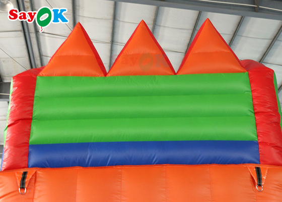 สไลด์ทำให้พองในร่มป้องกันรังสี UV กันน้ำสไลด์โกหกขนาดใหญ่สำหรับสนามเด็กเล่น