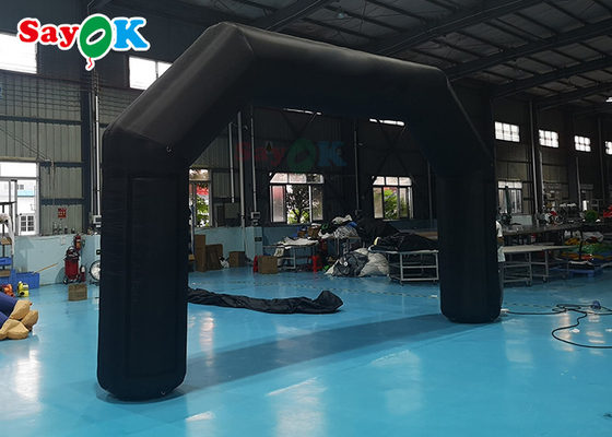 PVC Tarpaulin Inflatable Arches เริ่มเส้นชัย Blow Up Archway