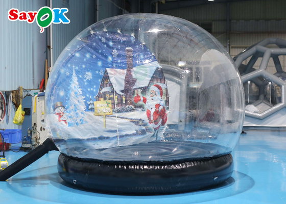Giant Ball Inflatable Christmas ตกแต่งผ้า Oxford สำหรับสนามหลังบ้านของสวนสาธารณะ