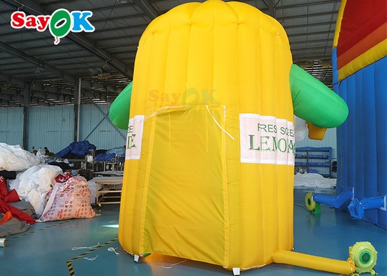 Oxford Inflatable Air Tent สำหรับโปรโมชั่นเครื่องดื่มมะนาว บูธน้ำมะนาวแบบพกพา