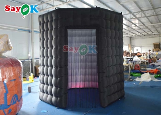 Oxford Cloth Inflatable Photo Booth Tube LED Light สำหรับงานปาร์ตี้ N Film Events
