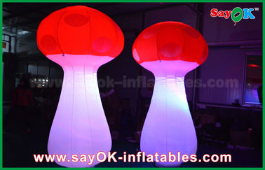 เวทีตกแต่ง Giant Inflatable ไฟ LED เห็ดสำหรับงานแต่งงาน / งาน