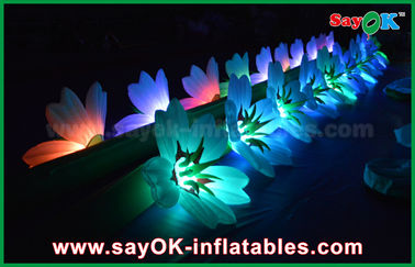 การตกแต่งแสงสว่างใหญ่ทำให้พองดอกไม้ได้ด้วยแสงไฟ LED สำหรับตกแต่ง