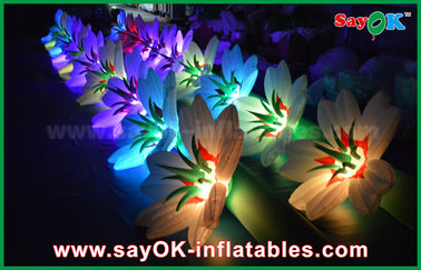 การตกแต่งแสงสว่างใหญ่ทำให้พองดอกไม้ได้ด้วยแสงไฟ LED สำหรับตกแต่ง