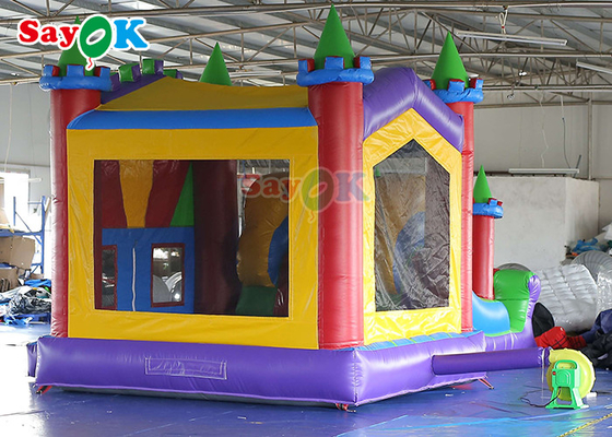 Custom Inflatable Jumping Bounce Castle Party งานแต่งงาน Bouncer House Slide Combo