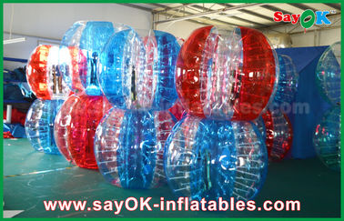 เกมเป่าลมสำหรับผู้ใหญ่ทนทาน PVC TPU ลูกบอลเป่าลมร่างกายพองกันชนฟองชุดบอล